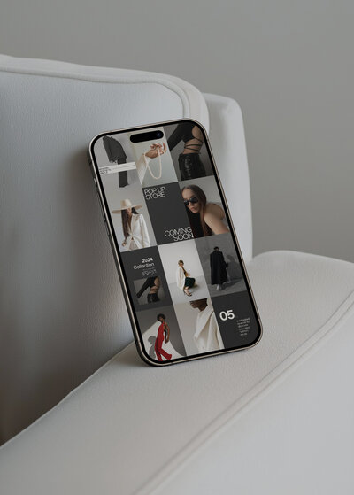 Custom brand and website design for  business owners