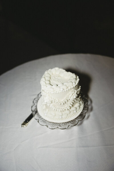 Vintage Cake Wedding Photo