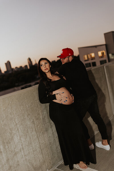 Motherhood Photographer, Motherhood Photos, Documentary Motherhood Session. Atlanta Motherhood Photographer, City Maternity Photos