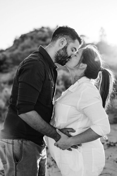 Perth lifestyle family photographer , young couple doting on each other