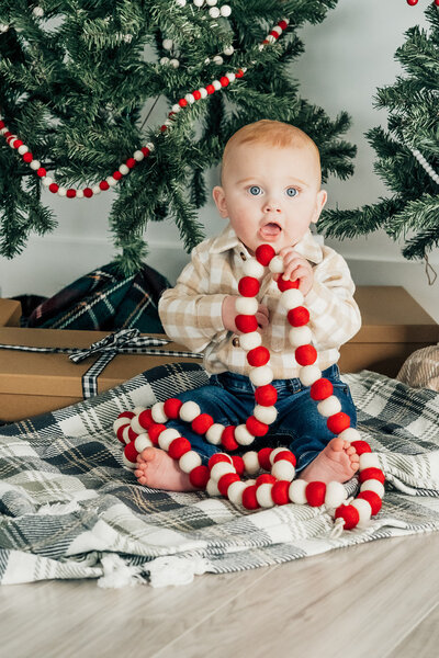 Baby christmas photos inspo. Utah photographer