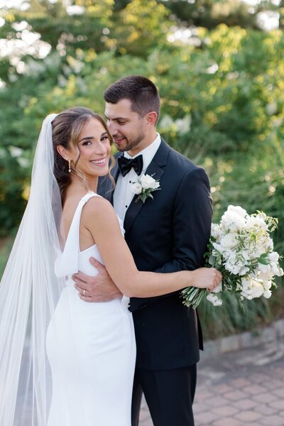 bride and groom portraits at lbi national