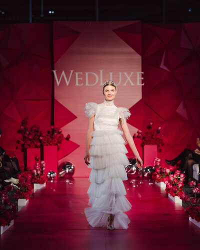 Andrew Kwon Gowns at WedLuxe Show 2023 Runway pics by @Purpletreephotography 6