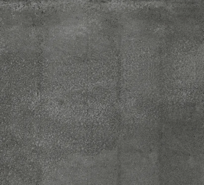 Dark gray porcelain tile.