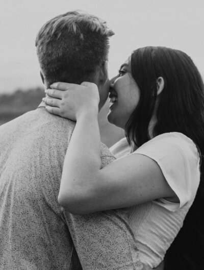 Bride & Groom kissing