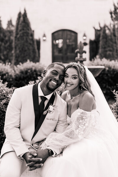 The Bradford wedding black & white
