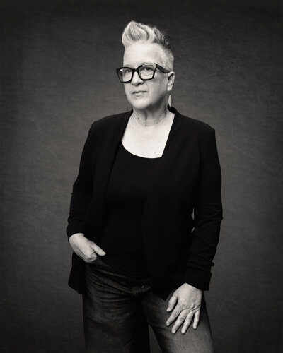 Black and white photo of Darina Neyret by Gerson Lopez