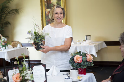 Repurposed flowers for nursing home