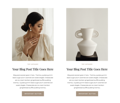 Showit Post Blog Layout Canvas