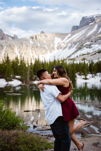 Engagement photos in Great Basin National Park