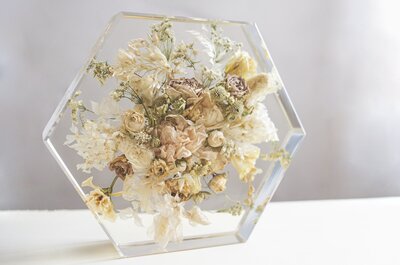 Resin Flower Preservation for Wedding Bouquets