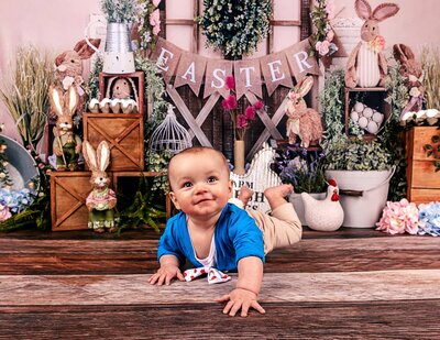 kleine jongen tijdens mini fotoshoot