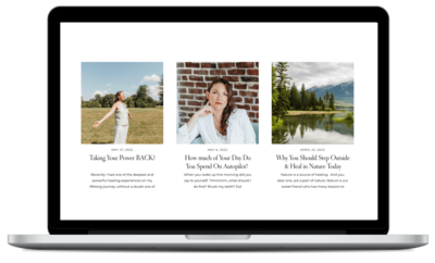 blog laptop mockup