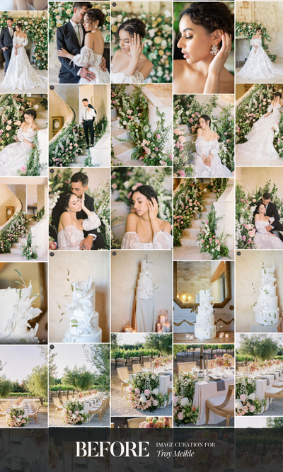 wedding gallery curation service for film wedding photographer0