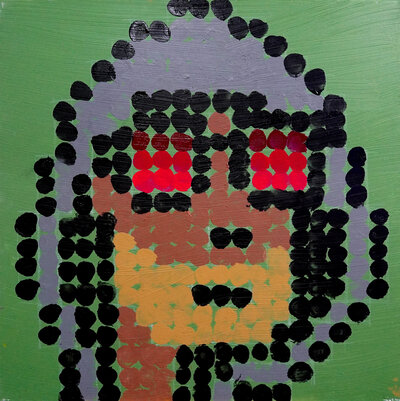 Brent Ray Fraser Cryptopunk Penis Painting - 01