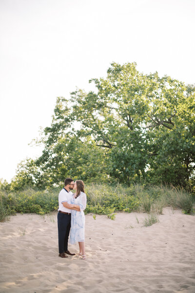 Warren Dunes Michigan Film Engagement Shoot Burman Wedding Photography36