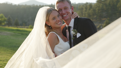 Bride and groom get married in Charlottesville, Virginia