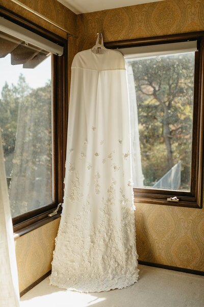 Custom Wedding Cape & Gown - Megan & Amber | Hood River Wedding  - LGBTQ Wedding