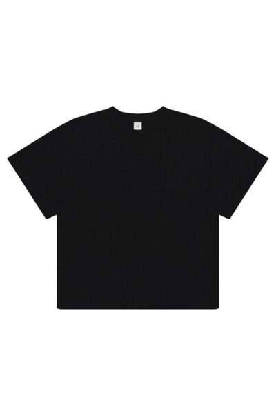 Boxier Black Tee