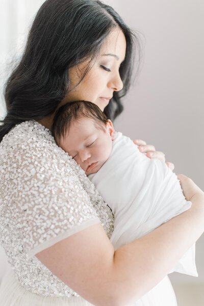 Film inspired newborn session in Arkansas