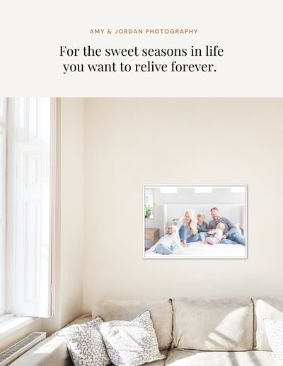 15 Portrait Pricing Guide Framed Print Mockup