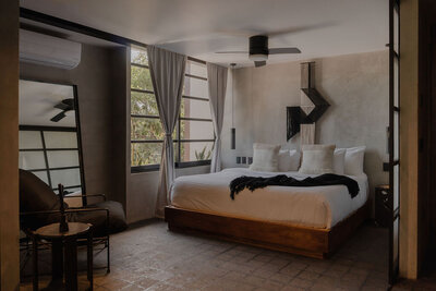 noire style interior design - apartment intrior design tulum beach jungle luxe