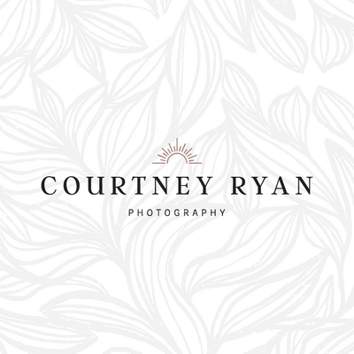 The Peach Poppy branding shown in white and peach with a blue background.