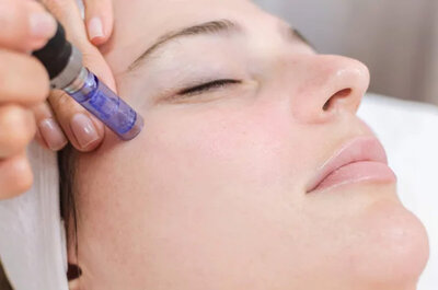 face aesthetics treatment on woman