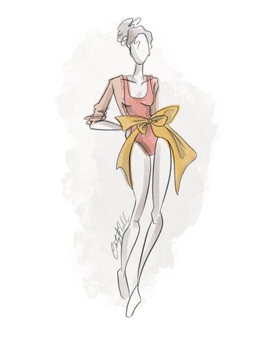 Worn In Shop Vogue June 1991 Statement Yellow Bow