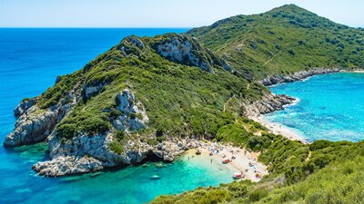Landscape of Corfu, great place for a wedding or elopement