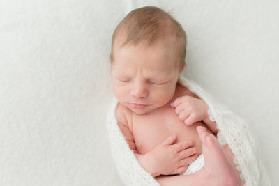 A South Tampa newborn photo of a baby boy sleeping