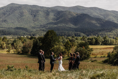 Cades Cove elopement at Great Smoky Mountain National Park
