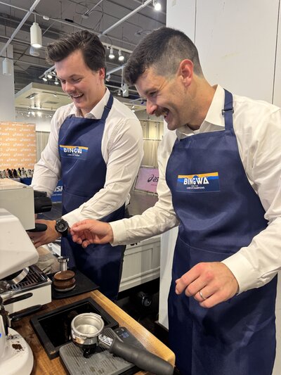 fetch coffee catering event