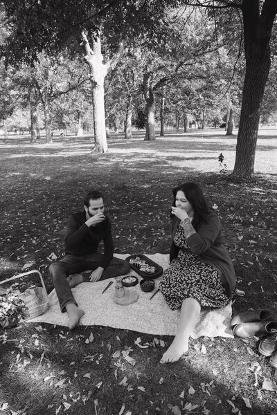 documentary picnic couples session in Colorado