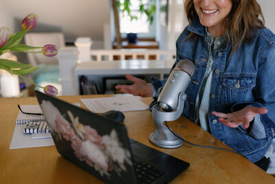 Computer webinar speaking engagement