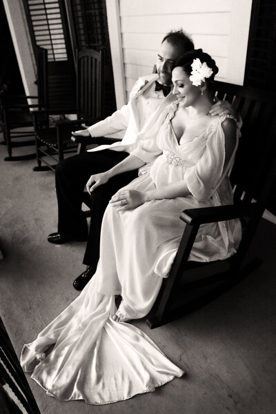 Couple married at The Sepulveda Home in San Pedro, California.