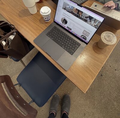 Showit website homepage design for a women-led business, featuring a modern and elegant layout