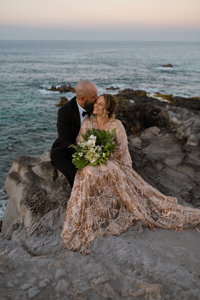 Sunset Asheville Elopement Photographer