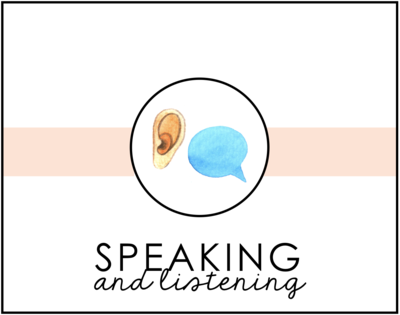 SPEAKING AND LISTENING