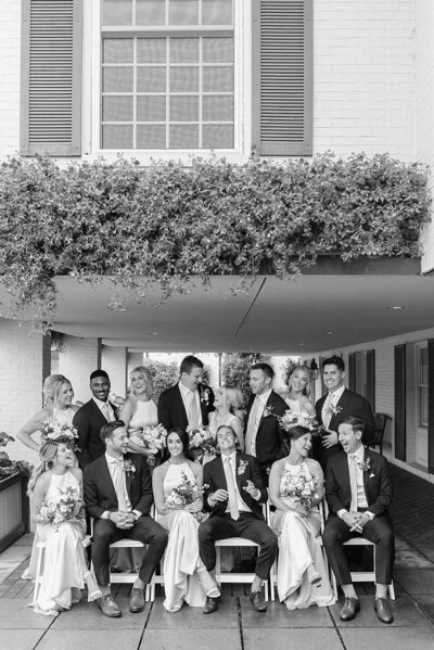Bret and Brandie Evansville Owensboro Weddings Black and White Gallery44