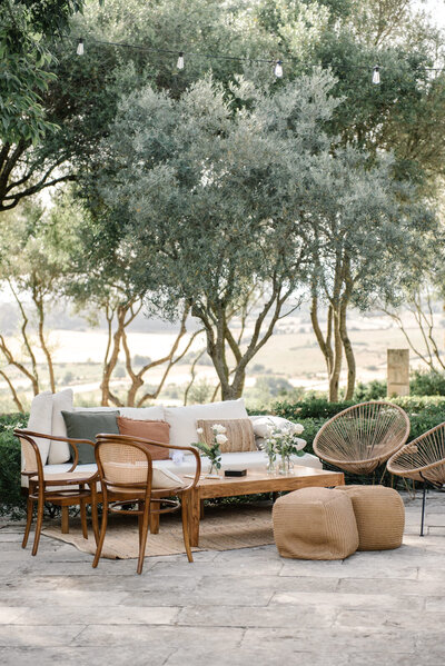 mallorca wedding cocktail decor