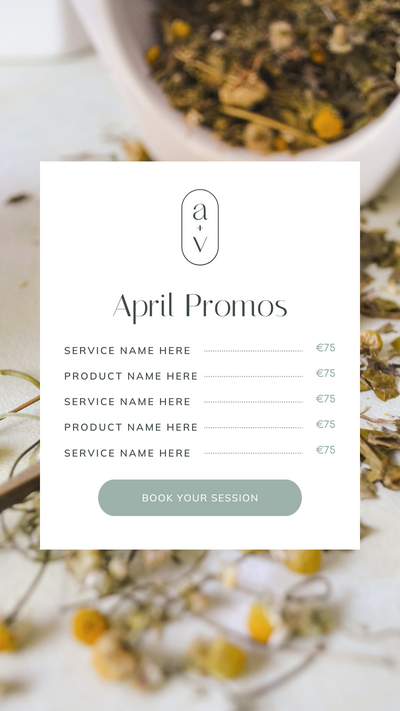 story design for running a sale