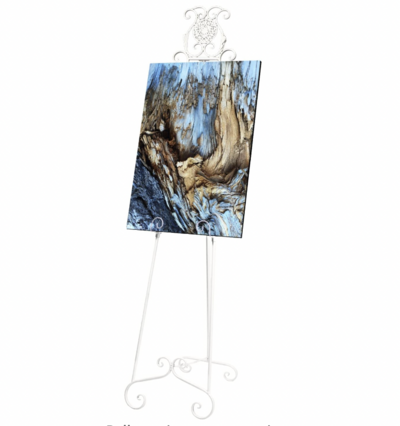TE Inventory- Large White Easel Sign Holder 160