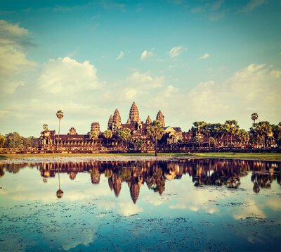 Main temple of Angkor Wat Cambodia