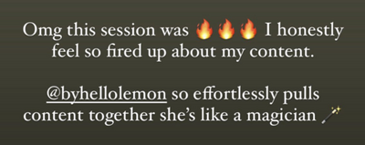 screenshot testimonial for Served Hot