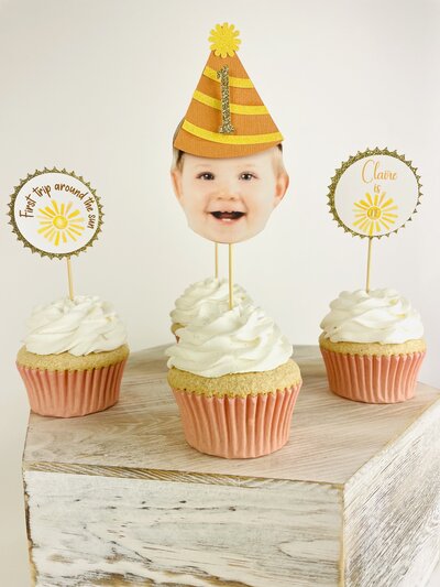 Personalized Cupcake Toppers
