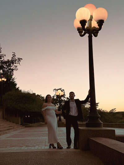 engagement photography at forest park in st louis, mo