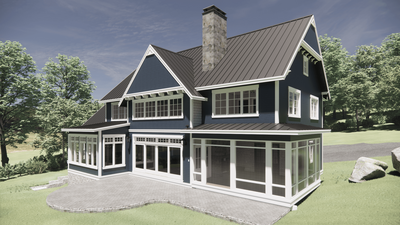 In progress photo for Sand Lake Farmhouse