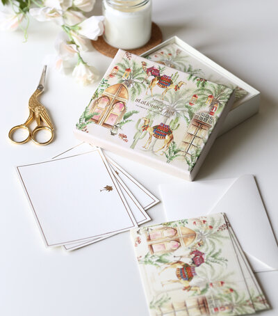 hand illustrated stationery gift set