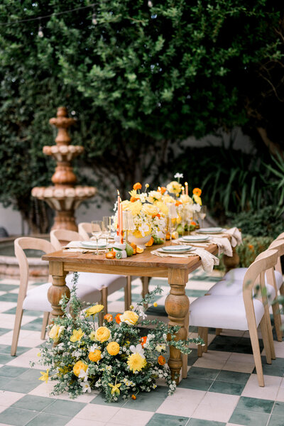 butter yellow wedding inspiration 